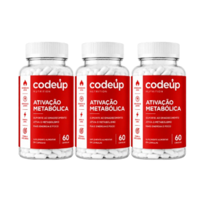 Kit 3x Code Up — Ativação Metabólica